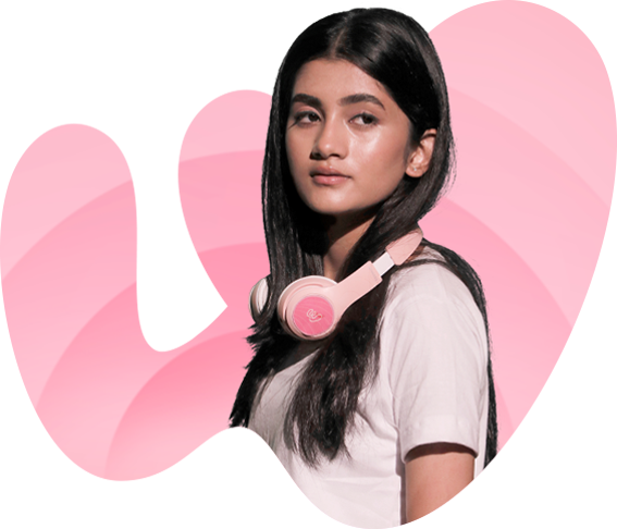 portable tens machine with Girl